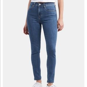Levi’s 721 Pinstriped Jeans